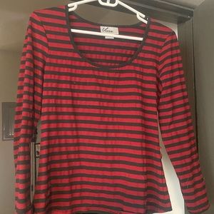 Vixen by Micheline Pitt dark red troublemaker top